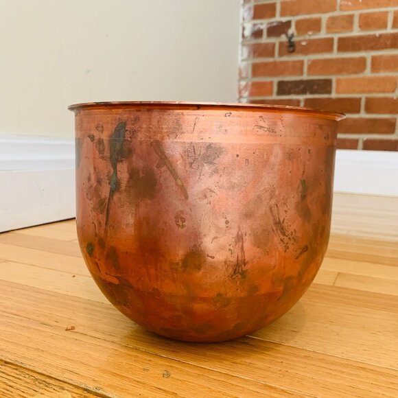 Vintage Atlas For KitchenAid Hobart Solid Copper Bowl Insert for 5 Qt Mixer - Picture 1 of 12